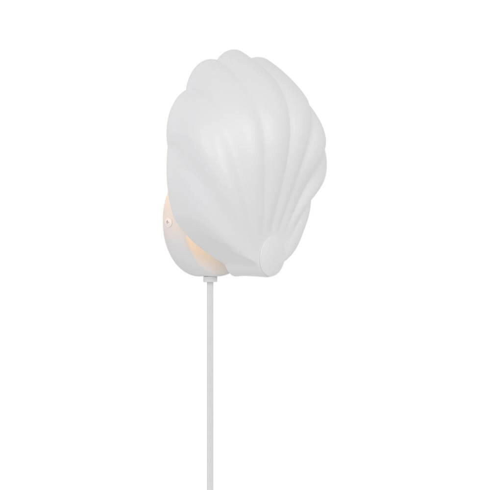 Applique murale Konchi Coquille blanche