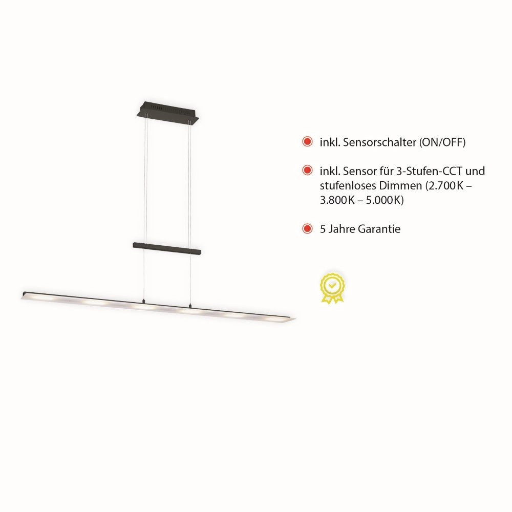 Lampe suspendue à LED Nele Just Light 4043689969462