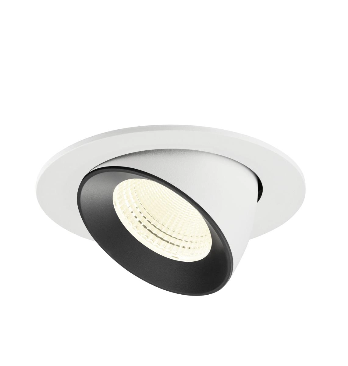 Spot encastré Numinos Gimble L blanc/noir 4000K - 55 deg SLV 4024163310000