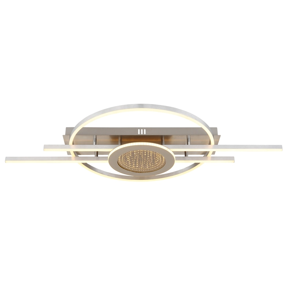 Lampe de plafond à design Donte brun sable Globo 9007371592739