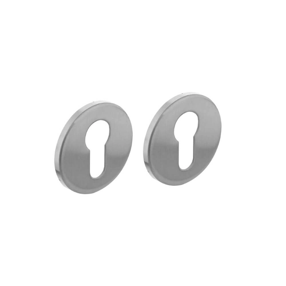 Lot de 2 rosaces cylindriques Tira Acier inoxydable Ø 53mm Lot de 2 rosaces cylindriques Tira Acier inoxydable Ø 53mm