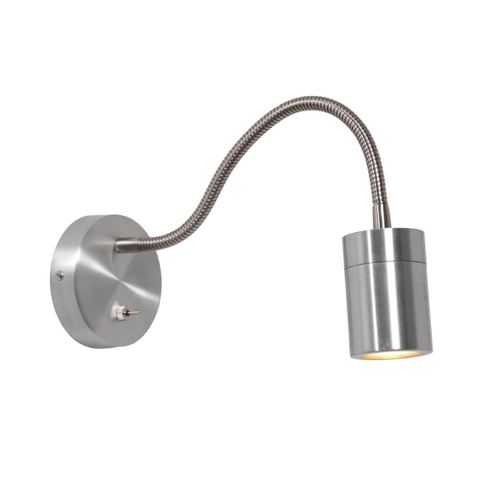 Lampe de chevet flexible Upround Acier inoxydable Lampe de chevet flexible Upround Acier inoxydable