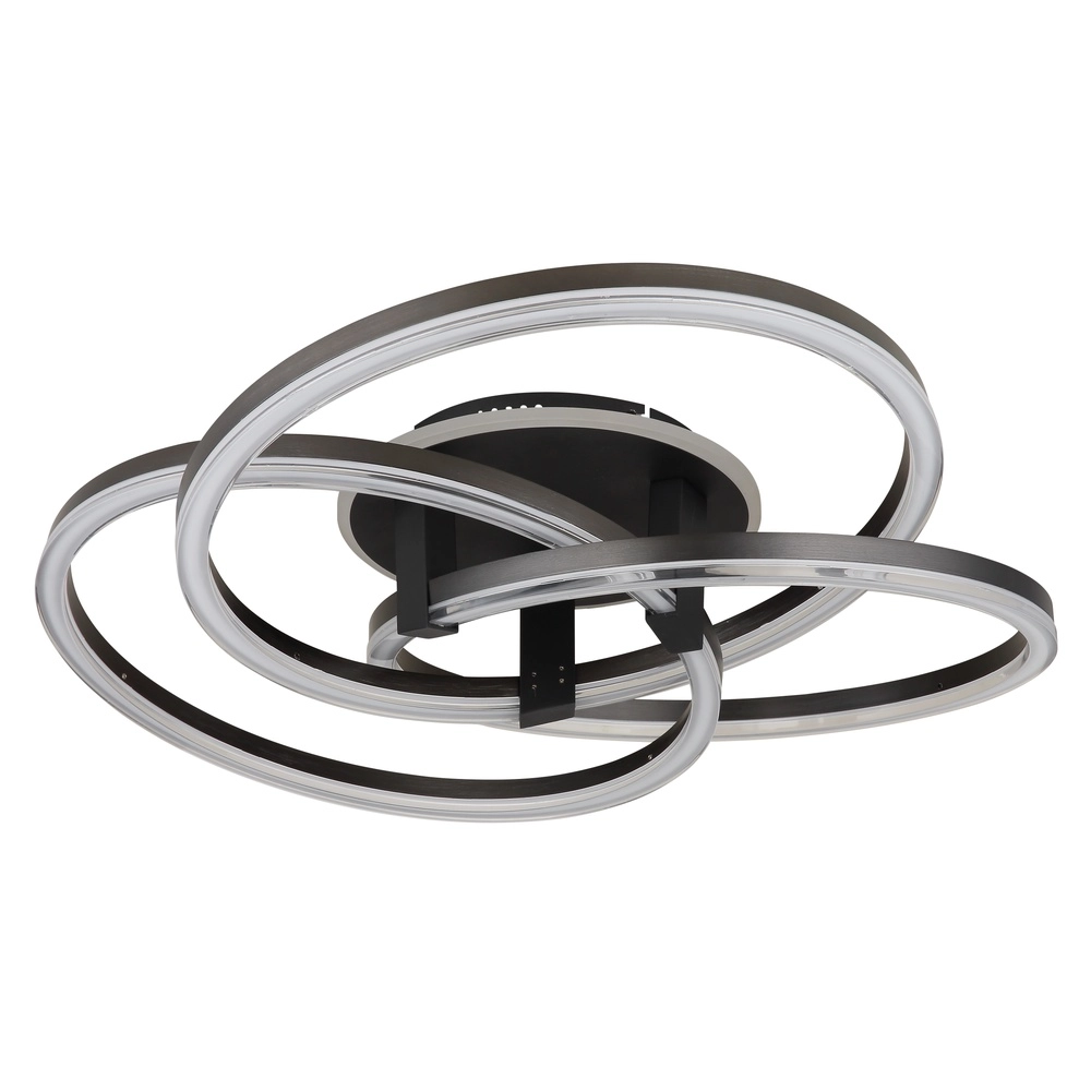 Lampe de plafond à design Tris anthracite Globo 9007371510405