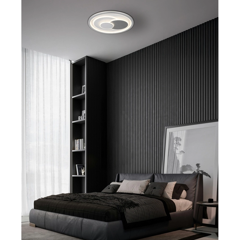 Lampe de plafond Ruiz I blanc Ø 48cm Globo 9007371533800