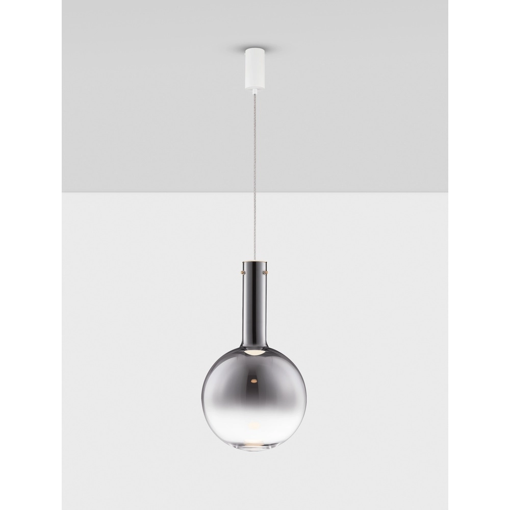Suspension Nostos verre fumé Ø 30cm Suspension Nostos verre fumé Ø 30cm