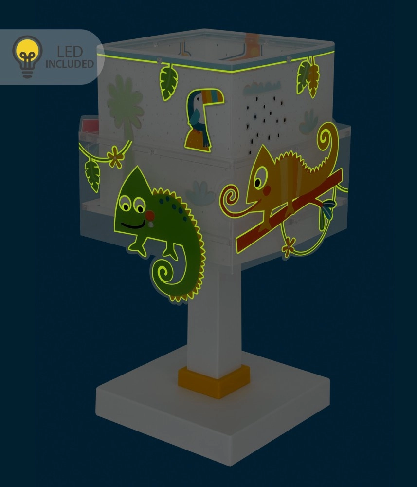 Lampe de table Happy Jungle brillent dans le noir Dalber 8420406002453