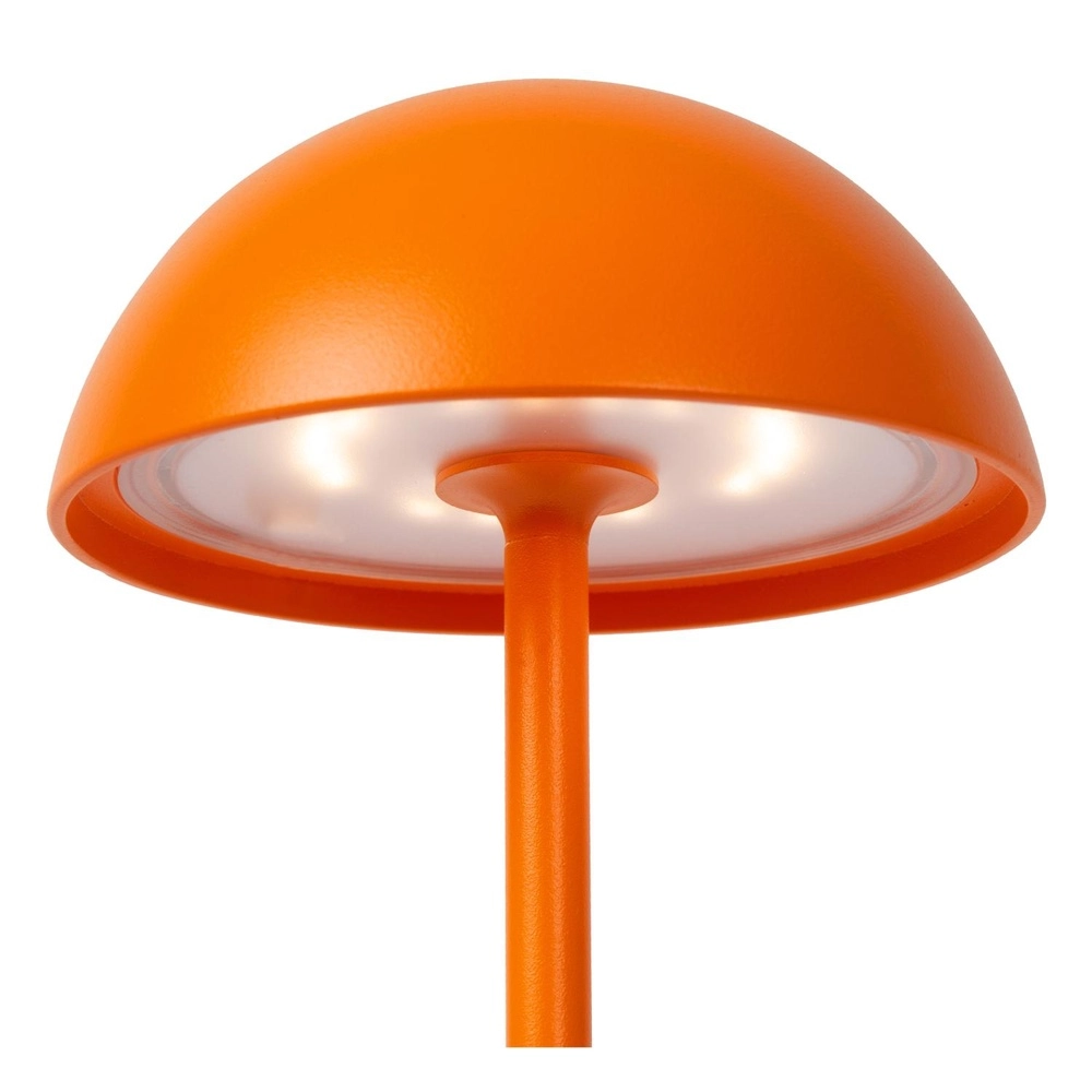 Lampe de table rechargeable Joy IP54 orange Lucide 5411212151988