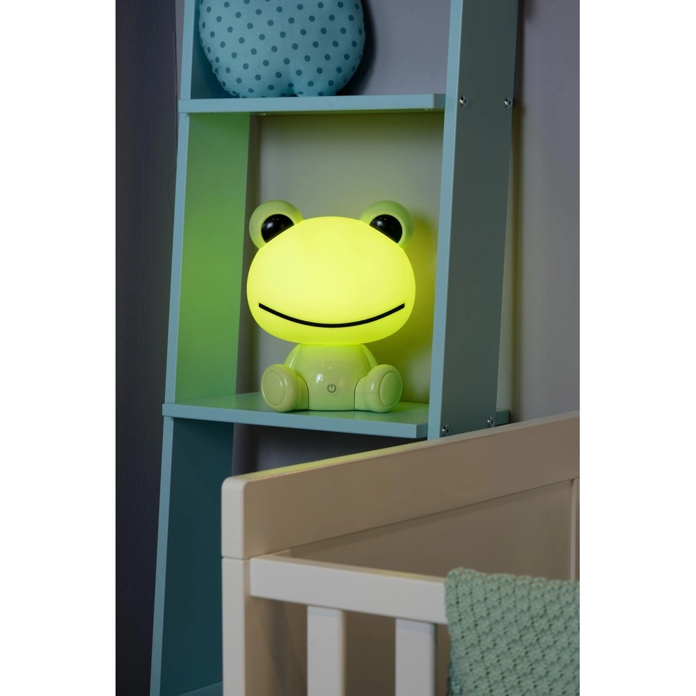 Veilleuse Dodo Frog Chambre des enfants en vert Lucide 5411212712752