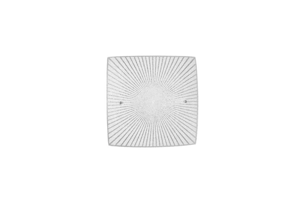 Plafonnier en verre Elisa 30x30 cm Trio 4017807522037