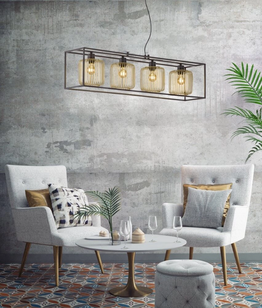 Lampe de salle à manger chic Caydo Fischer & Honsel 4003694608787