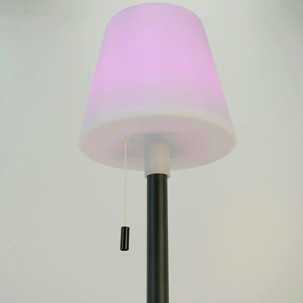 Lampe de table design Montapalma Noir avec cône blanc Eglo 9002759758899