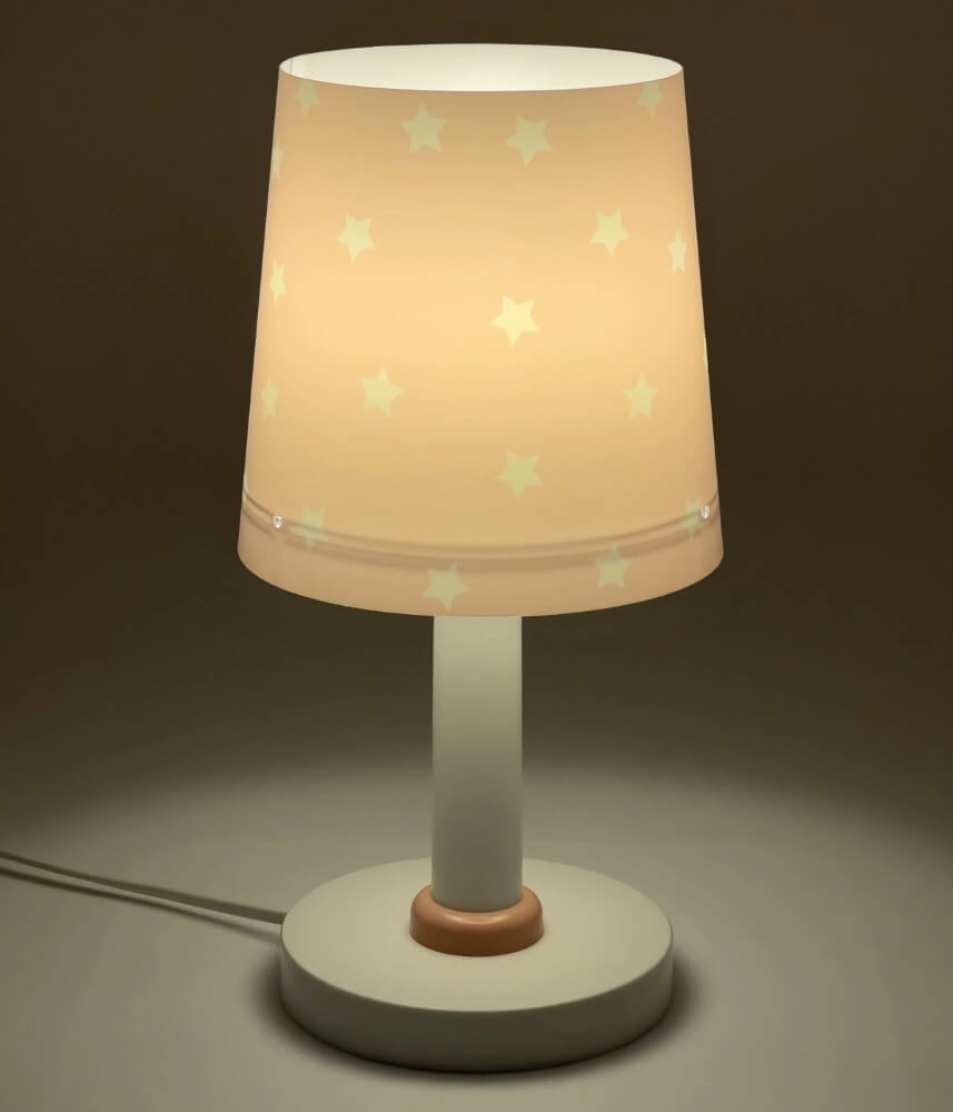 Lampe de table pour chambre d'enfant Star Light rose tendre Dalber 8420406001289