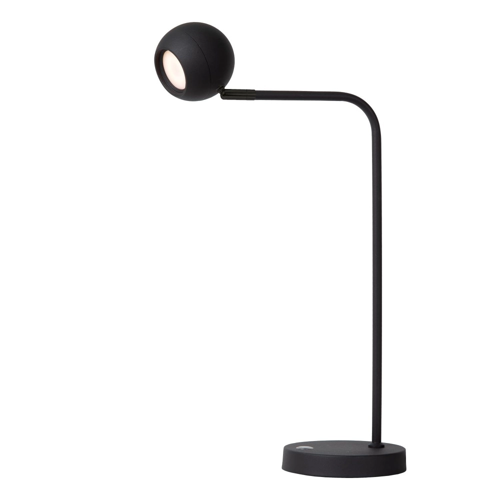 Lampe de bureau rechargeable Comet Noir Lucide 5411212361288