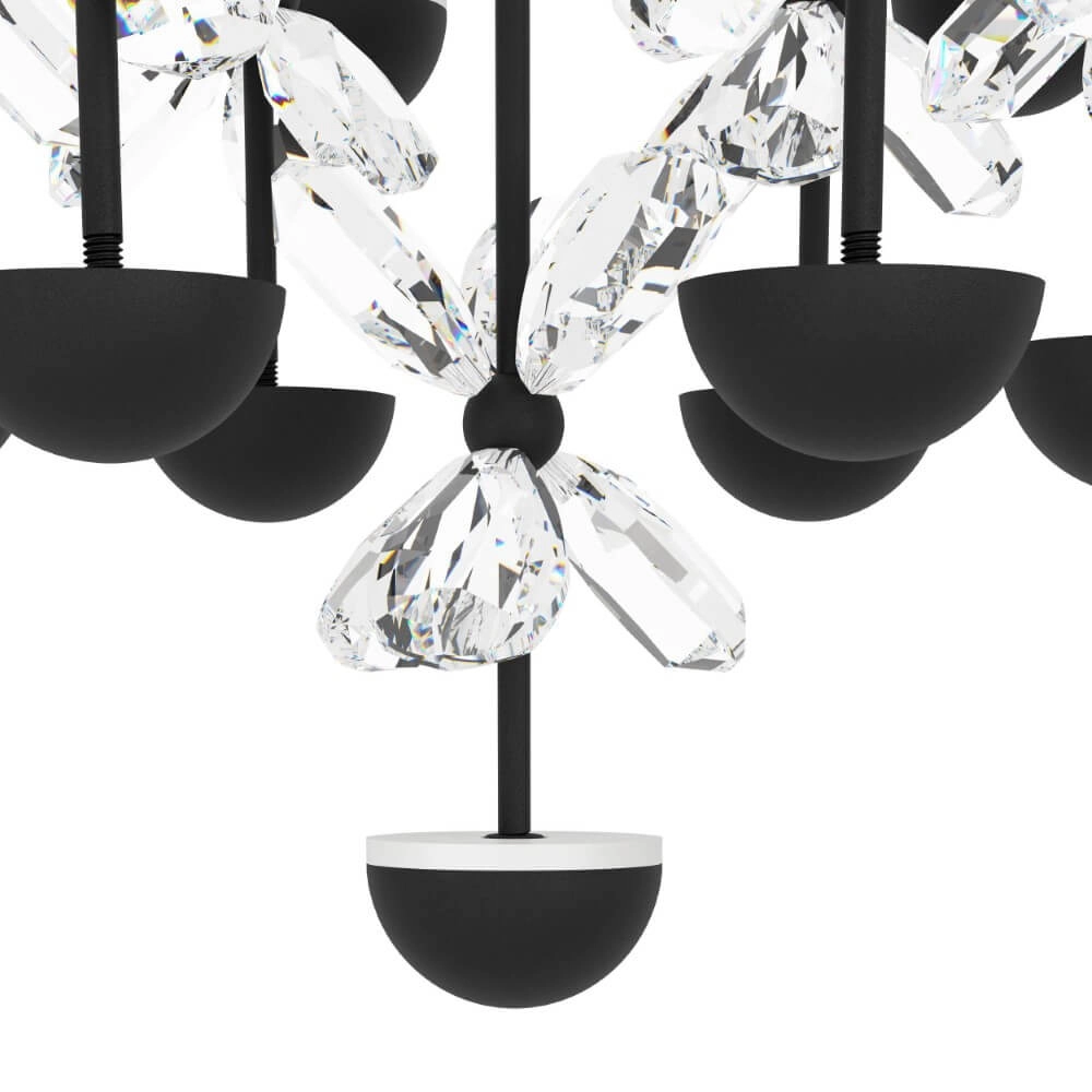 Lampe suspendue noire Pianopoli 2 Ø 50 cm Stars of Light 9008606270217