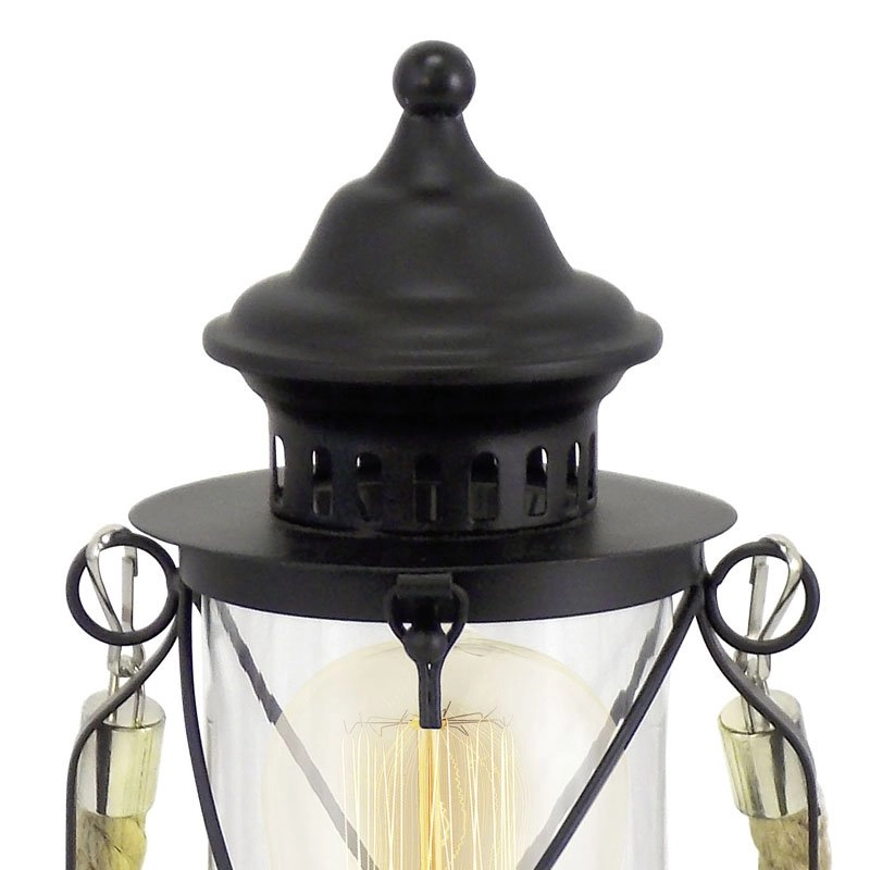 Lampe de table Bradford noir antique Eglo 9002759492830