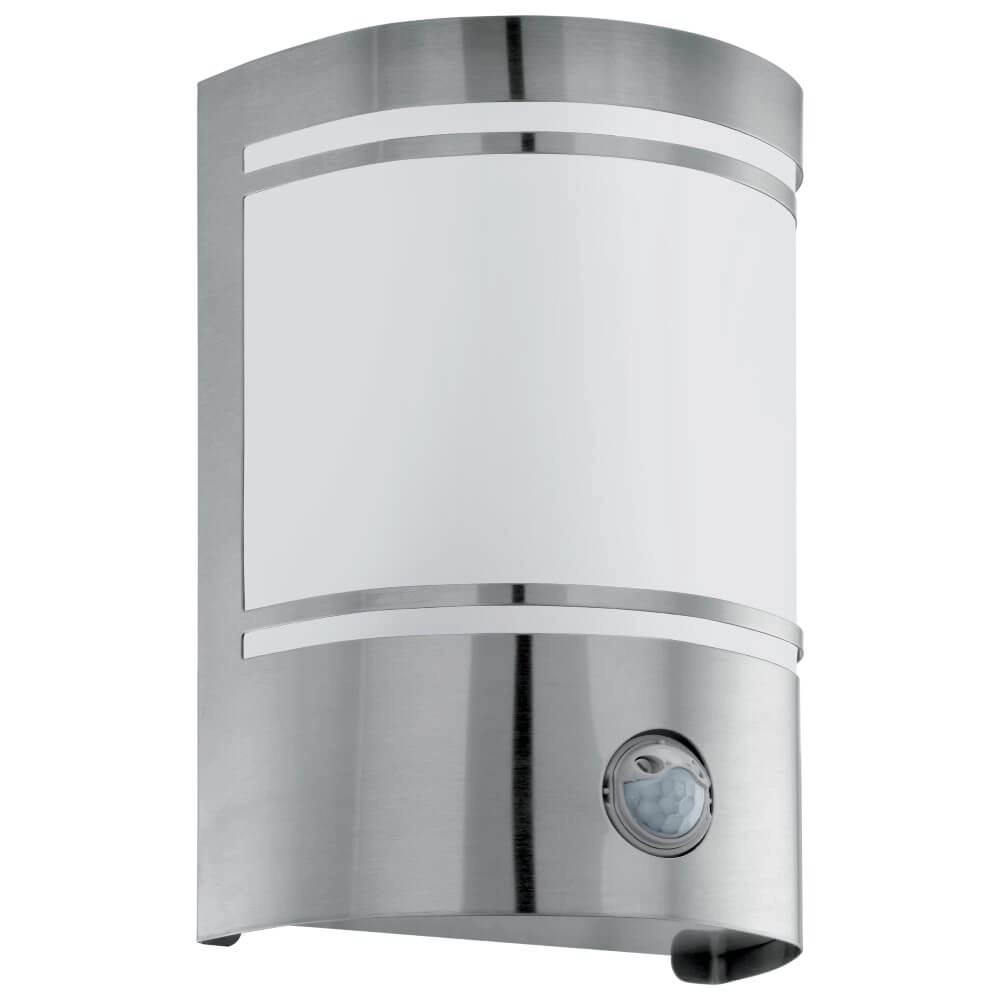 Lampe d'extérieur en acier inoxydable avec capteur crépusculaire Cerno 2
