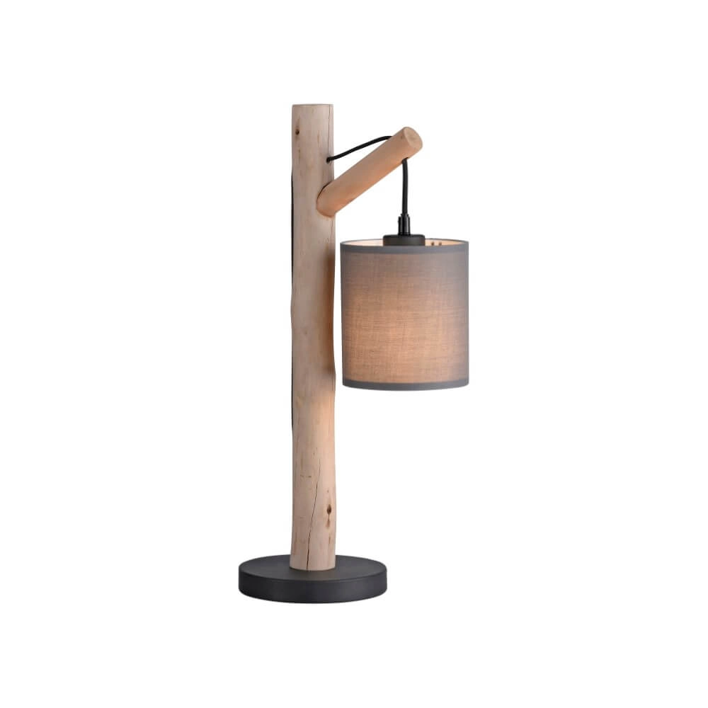 Lampe de table rurale Green Tribu taupe Just Light 4043689995188