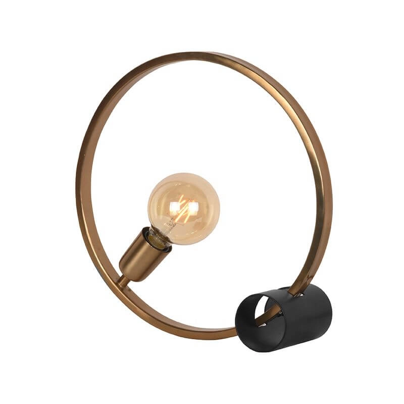 Lampe de table Ring noir avec de l'or Label51 8720195420996