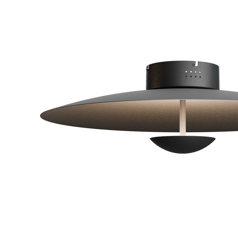 Plafonnier Scala Ø 60 cm noirs Masterlight 8718121397429