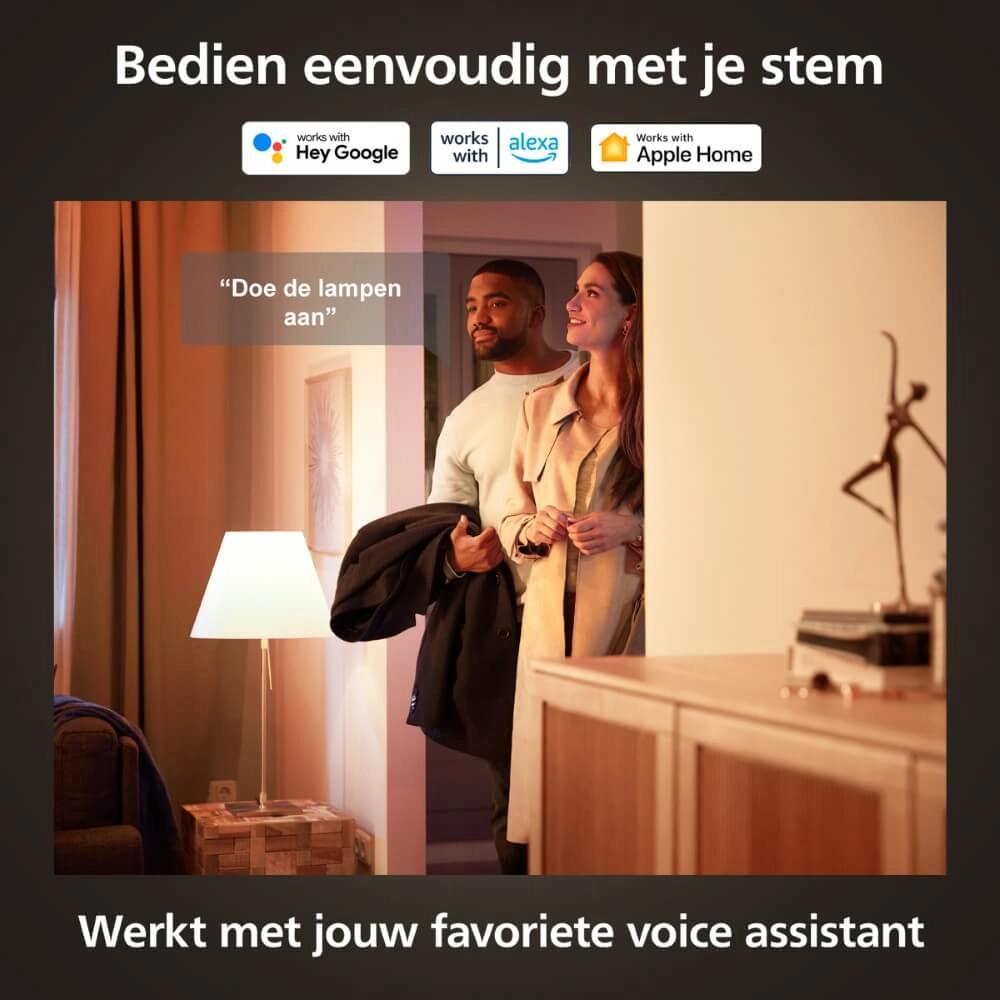 Source lumineuse Hue GU10 - 4,2W - White Ambiance Ensemble de 2 Philips 8720169230033