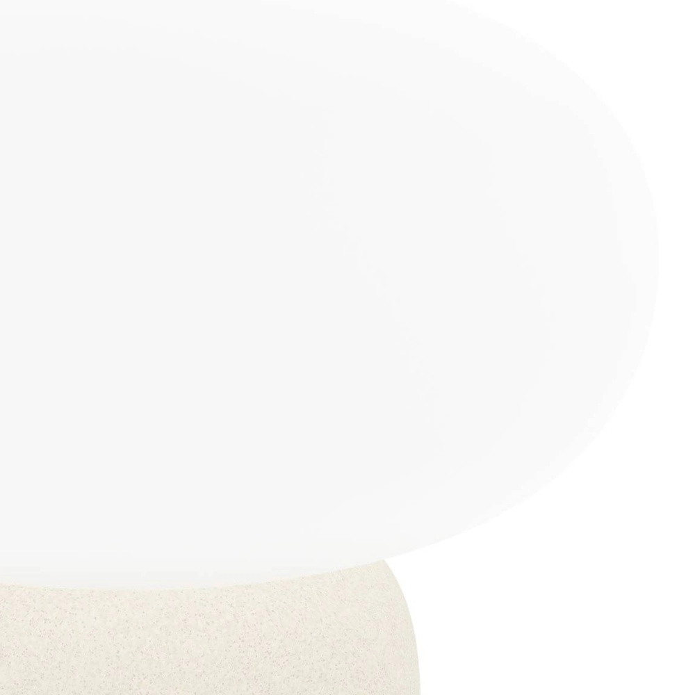 Lampe de table beige Cahuama Ø 30cm - 1x E27 Eglo 9002759998240