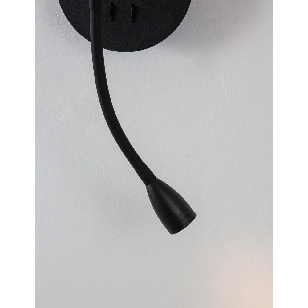 Lampe de chevet Nia noir Lyora 5212017427120