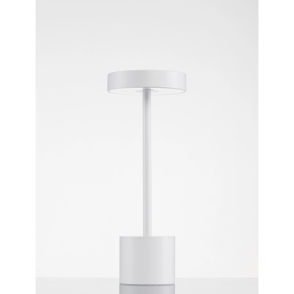 Lampe de table design Fumo Blanc rechargeable Lyora 5212017434746