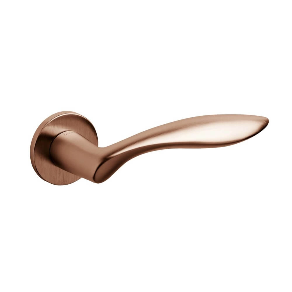 Poignée de porte design Onda Cuivre mat