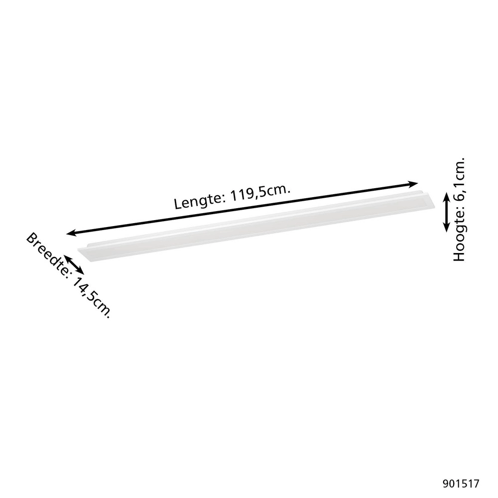 Plafonnier intelligent Moradillo-Z blanc 14,5 cm Eglo 9008606342204