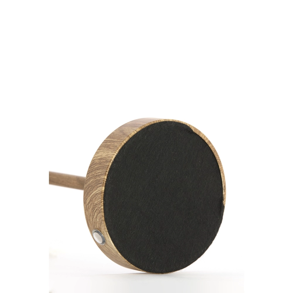 Lampe de table rechargeable Diny Aspect bois avec du blanc Light & Living 8717807816360