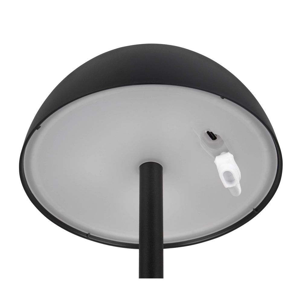 Lampe de table Ricardo noir Ø 13.5cm Trio 4017807601794