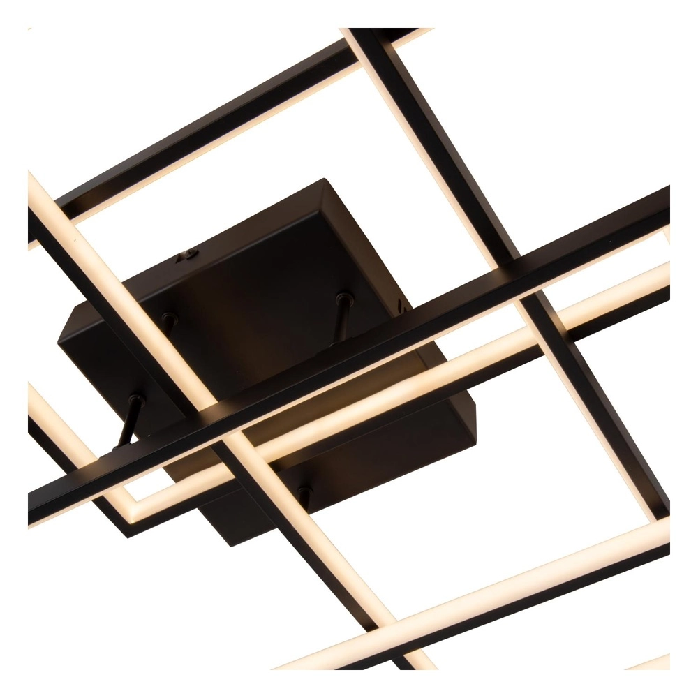 Conception de plafonds Lokero Noir Lucide 5411212782953