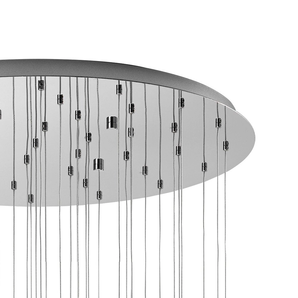 Lampe à suspension Pianopoli 43 lumières 78cm gris Stars of Light 9002759936617