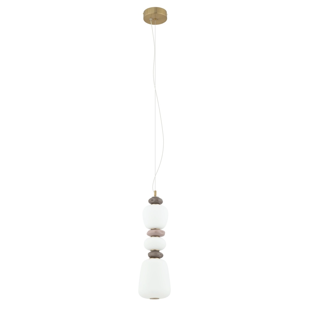 Lampe suspendue Ceramic Led céramique et verre Ø 17cm