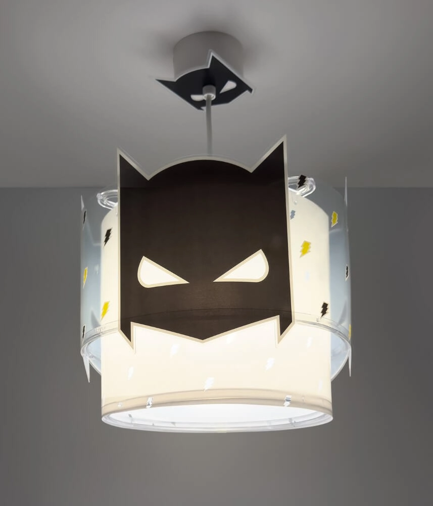 Lampe suspendue chambre d'enfant Dark Hero Ø 26 cm Dalber 8420406618029