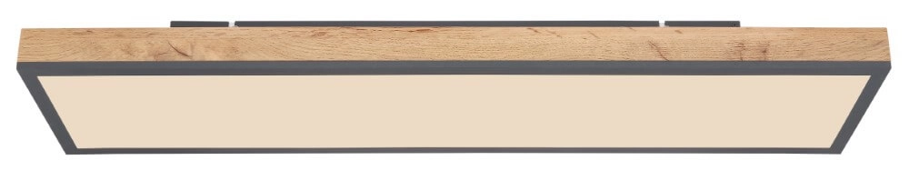 Plafonnier LED en bois Doro 80x20cm Globo 9007371424993