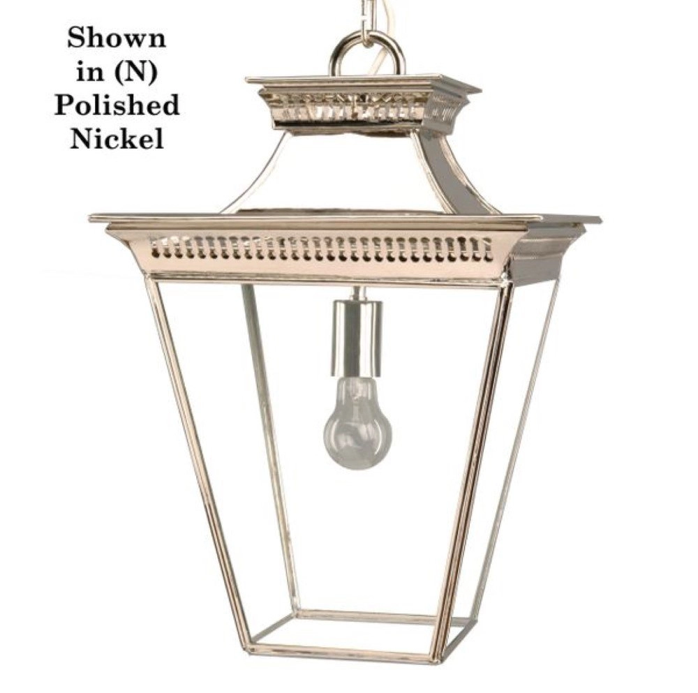 Lampe suspendue antique Pagoda M 1 lumière - cuivre antique (ant) Limehouse