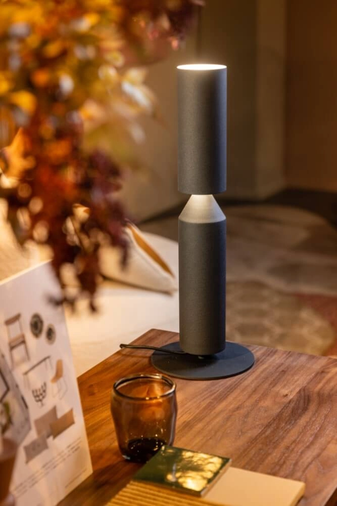 Lampe de table crème Pencil Ø 8 cm ETH 8720195305132