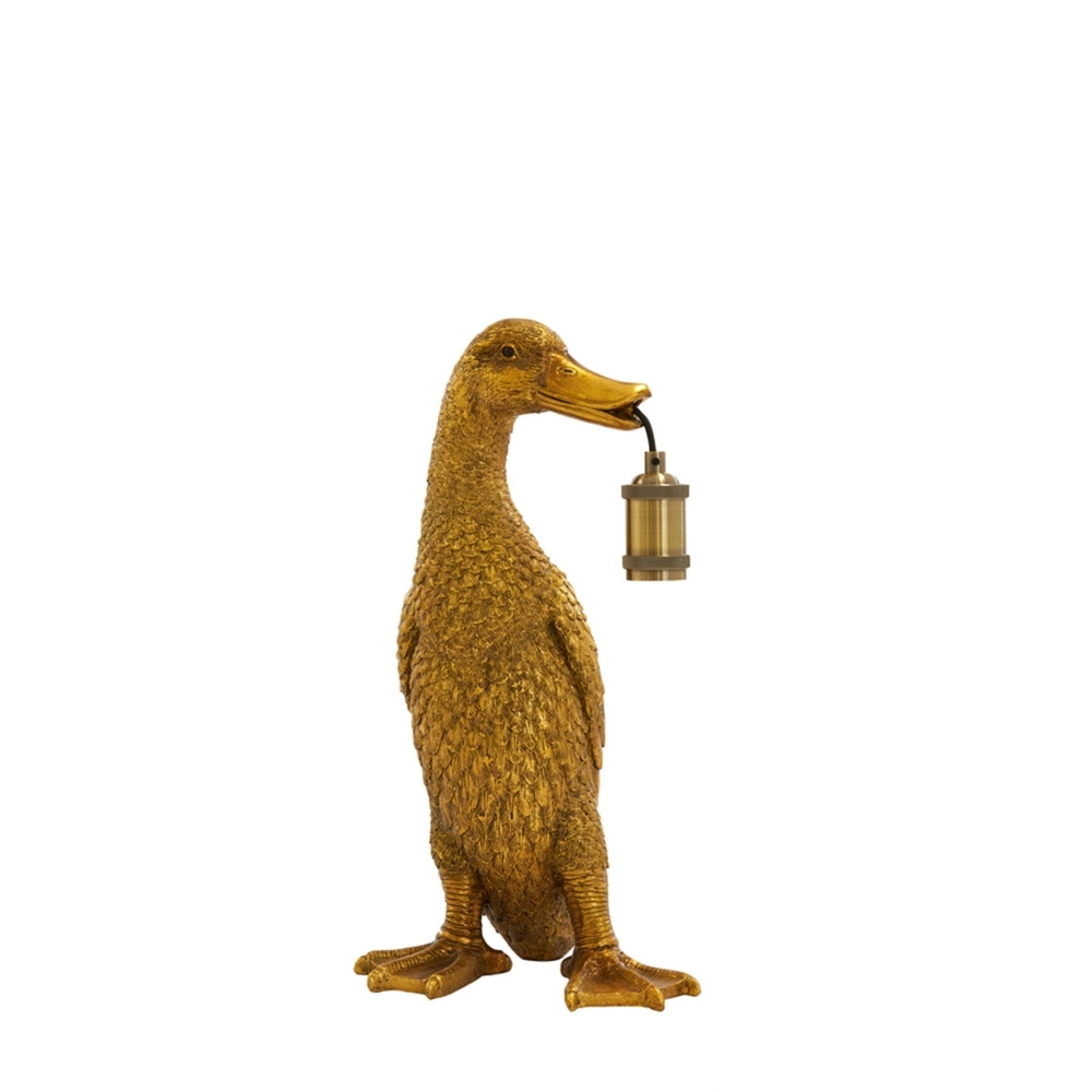 Lampe de table Duck Bronze canard 48,5 cm