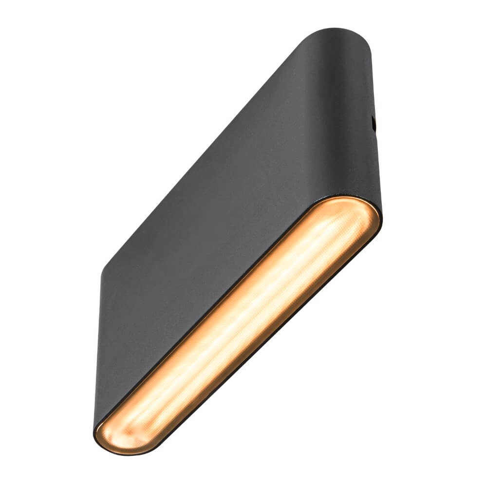 Spot mural LED Oval 18 Haut et bas - noir SLV 4024163273442