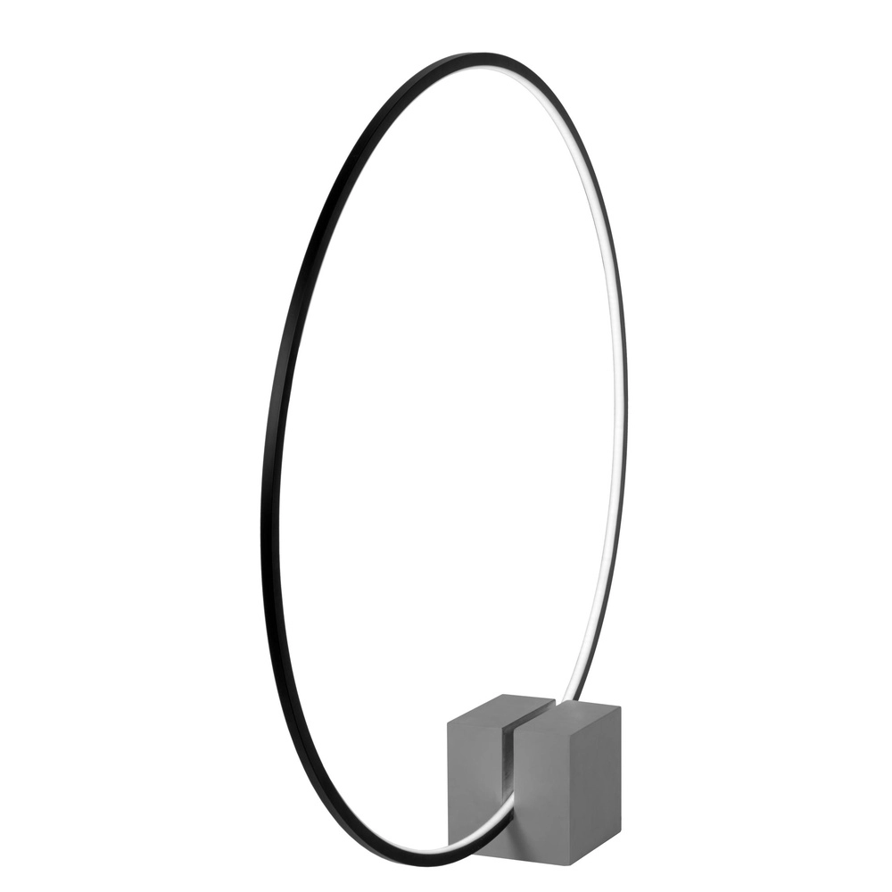 Lampe de table noire Cirkelis rond Ø 83 cm
