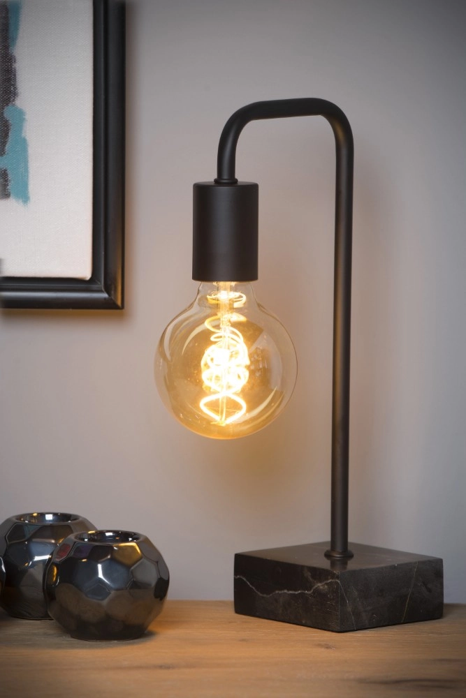 Lampe de table Lorin Noir Lucide 5411212450678