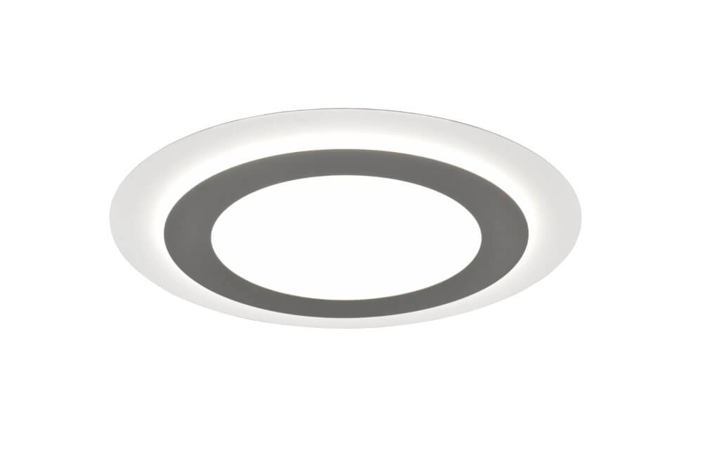 Plafonnier design rond Morgan nickel Plafonnier design rond Morgan nickel