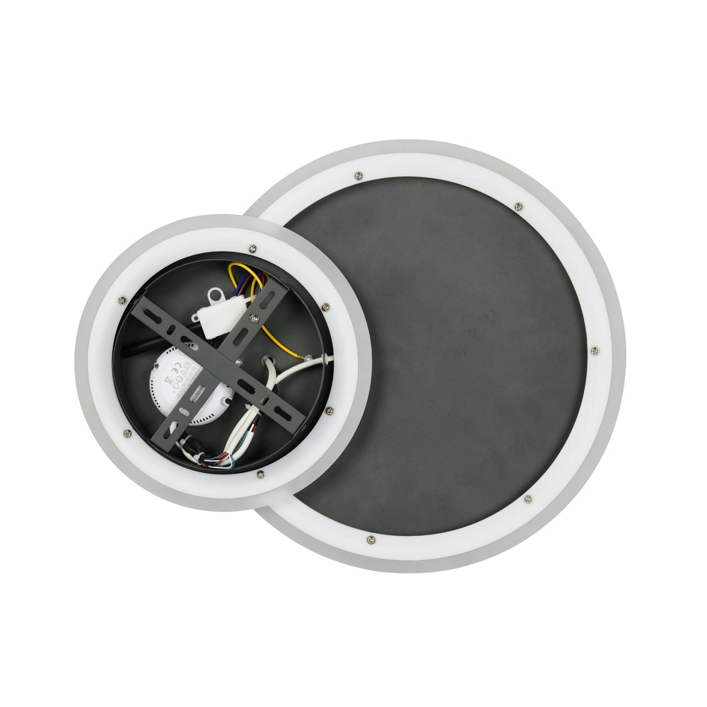 Lampe de plafond ronde Serea Noir Trio 4017807703818