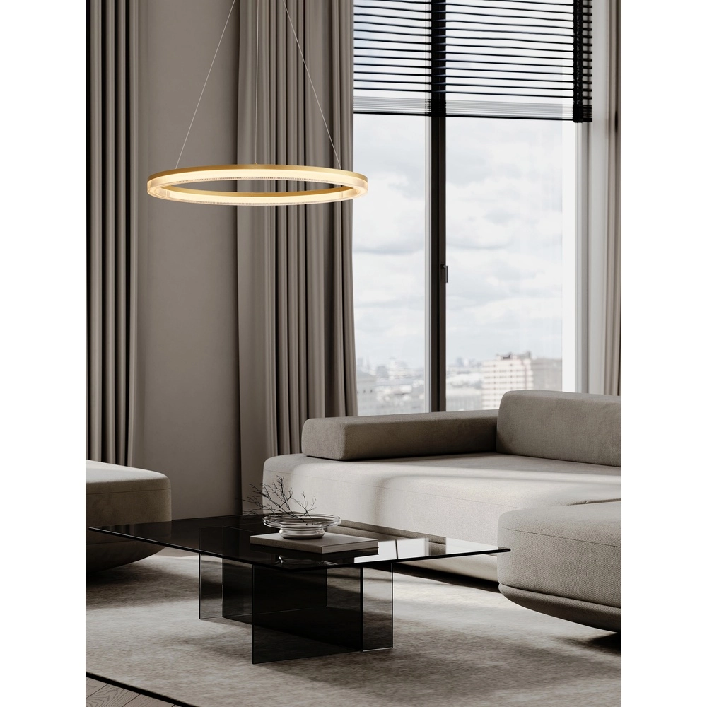 Suspension dorée Luana 1 lumière Lyora 5212017479693