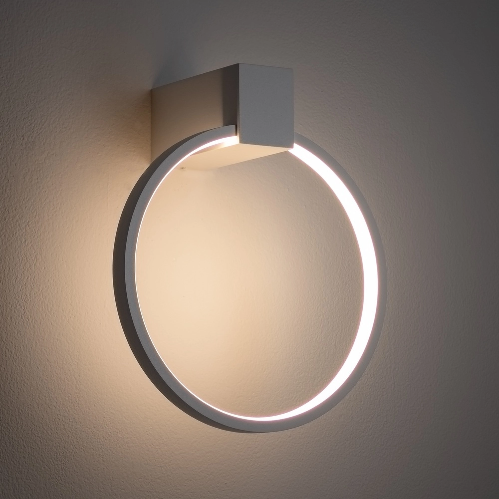 Lampe murale de conception Circolo Led blanc Ø 18cm Lyora 5903139116015