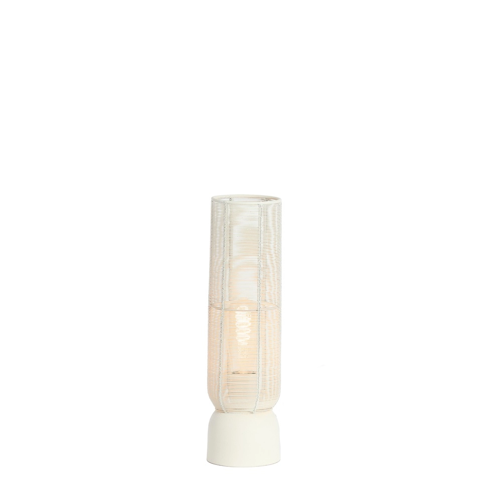 Lampe de table Lezuza Ø 11 cm de blanc Light & Living 8717807744854