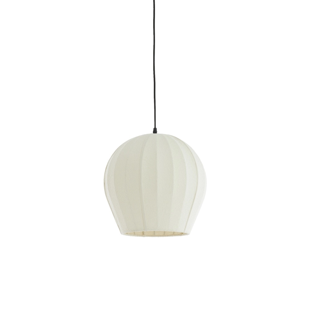 Lampe suspendue Bouclé Zagori Ø 35cm - crème
