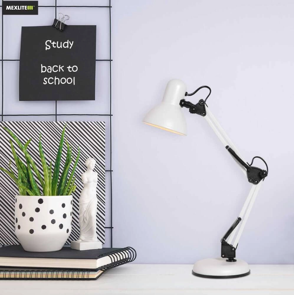 Lampe de bureau rétro Study blanc Steinhauer 8712746167092