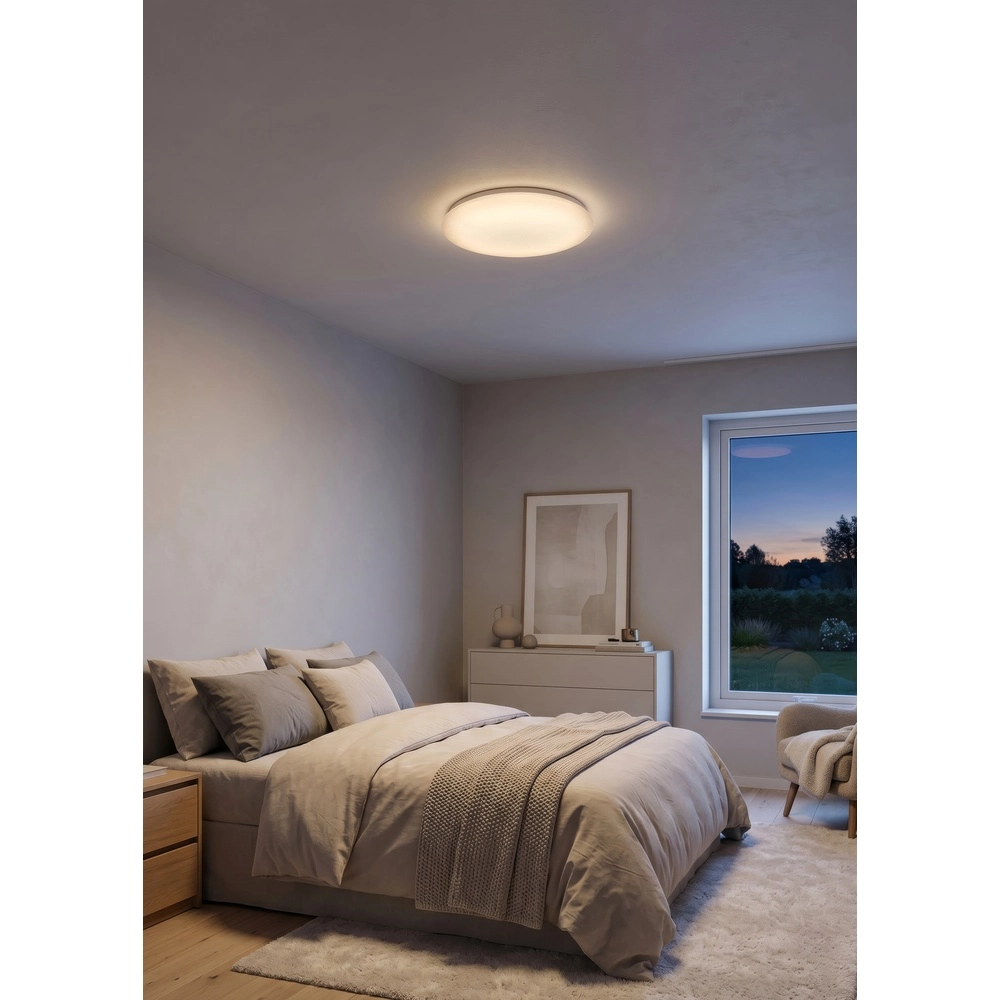 Éclairage de plafond Leno blanc Ø 38cm Trio 4017807704013
